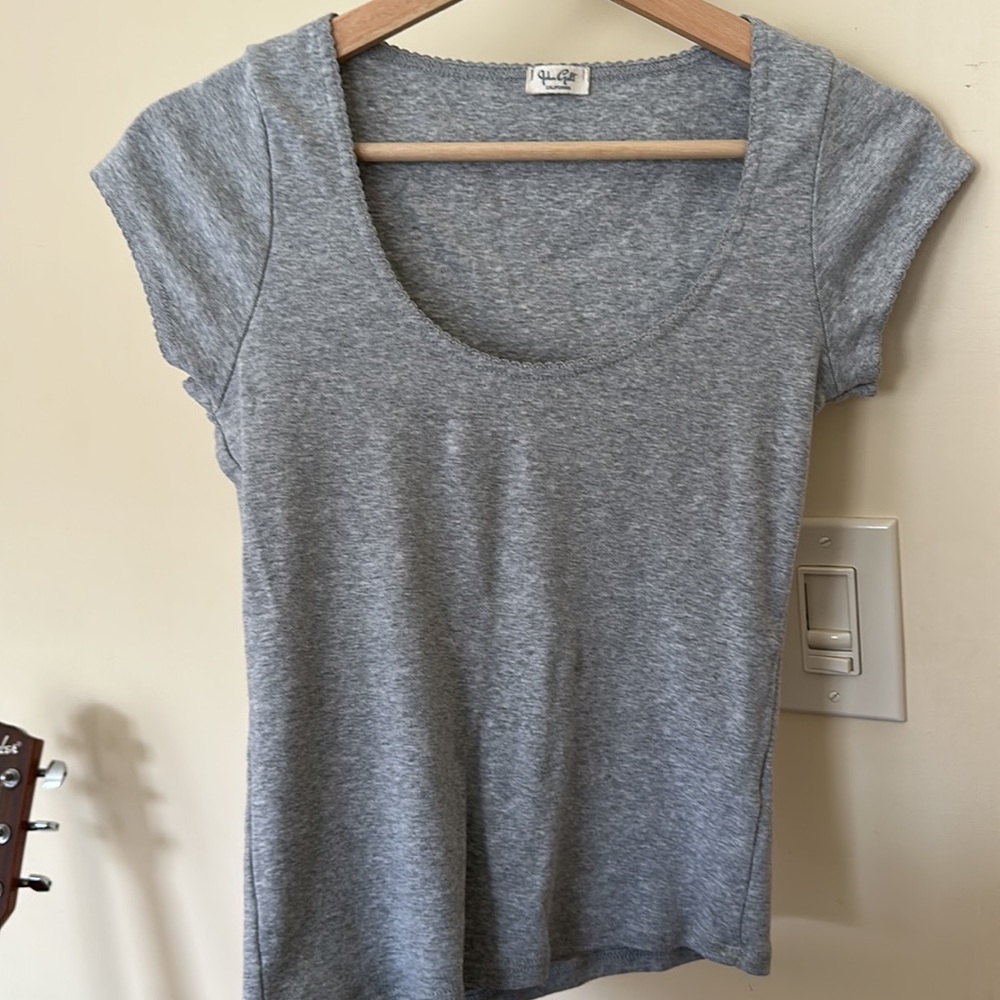 Brandy Melville Grey Top
